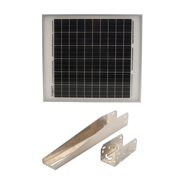 Genie 20W 24V Solar Panel Kit with Adjustable Mounting Bracket - 113409.0001.S