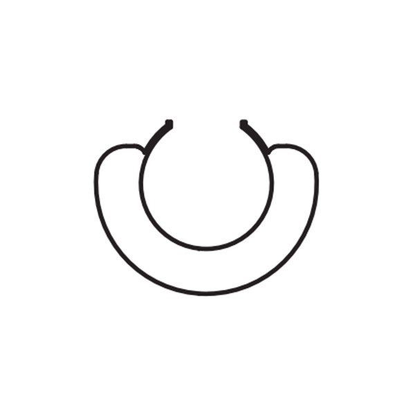 Genie Monitored 5 ft Sensing Edge for 2" Round Gate Posts (10 ft Lead Wire) - 113414.0001.S