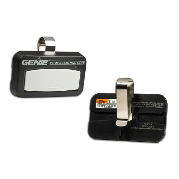 Genie Wireless 1 Button Remote Transmitter for Automatic Door and Gate Openers (Model#G1BT-P) - 41538R