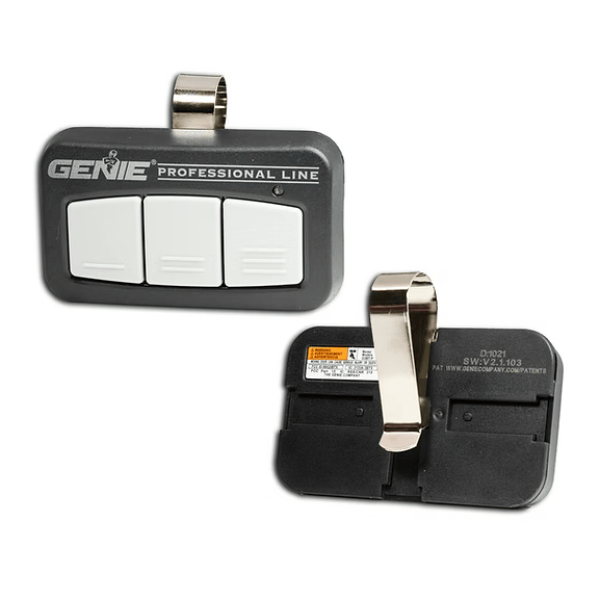 Genie Wireless 3 Button Remote Transmitter for Automatic Door and Gate Openers (Model#G3BT-P)