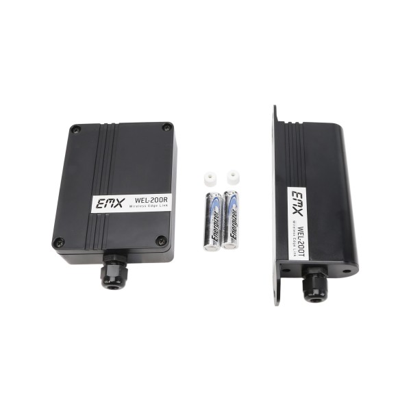 Genie Gate Edge Wireless Edge Link Sensor Kit with Transmitter - (UL325 NC / 10K / 4-Wire Pulse, 2 Frequency) - ‭OPAKMCWE.S‬