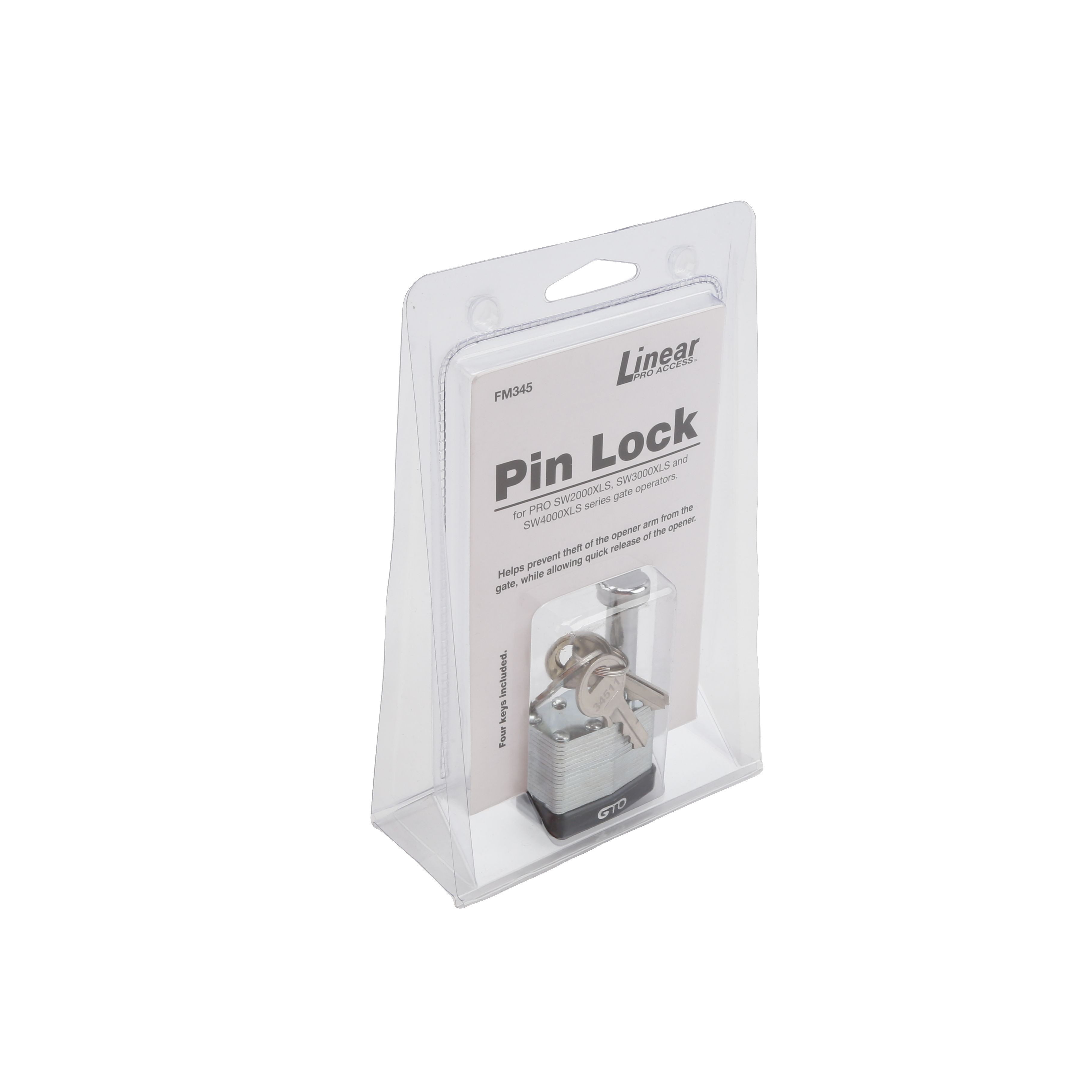 Security Pin Lock for ALL MODELS  Linear PRO Access - GTO Gate