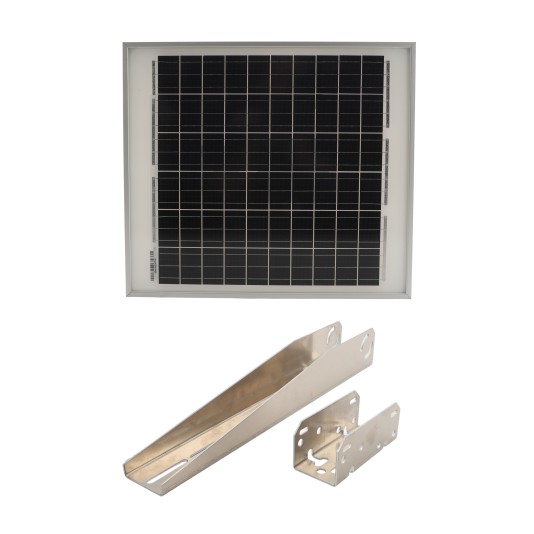 Genie 20W 24V Solar Panel Kit with Adjustable Mounting Bracket - 113409.0001.S